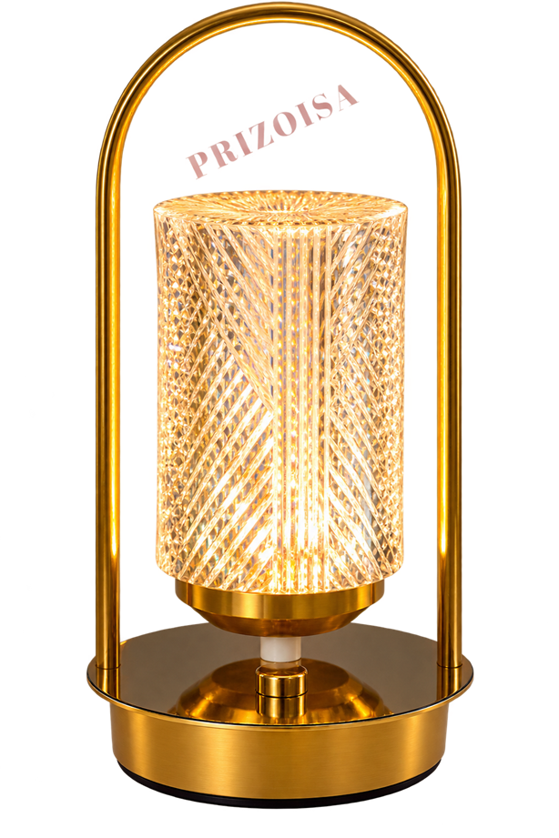 crystal deco led touch charging table lamp – cylindrical shape crystal deco led touch charging table lamp – cylindrical shape